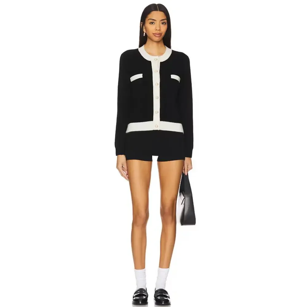 27 Miles Malibu Corrine Cardigan in Black Mediun NWT - Picture 2 of 8